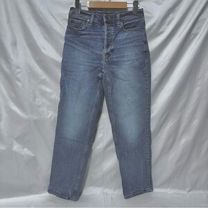 Banana Republic Men’s Button-Fly Faded Blue Straight Jeans sz 28